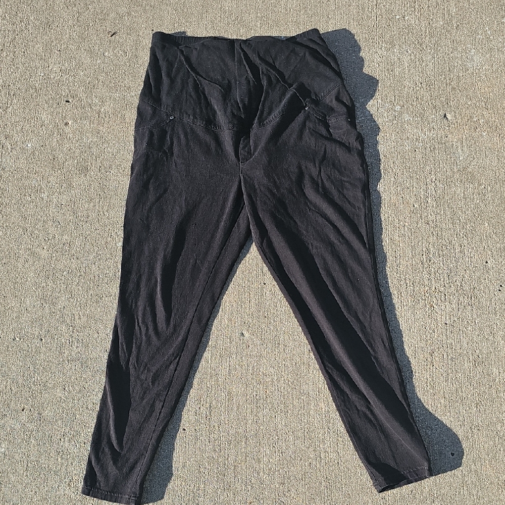 Time and Tru Black Maternity Pants